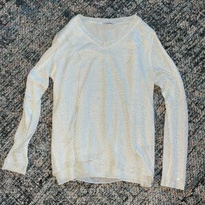 Soon I shined white sweater